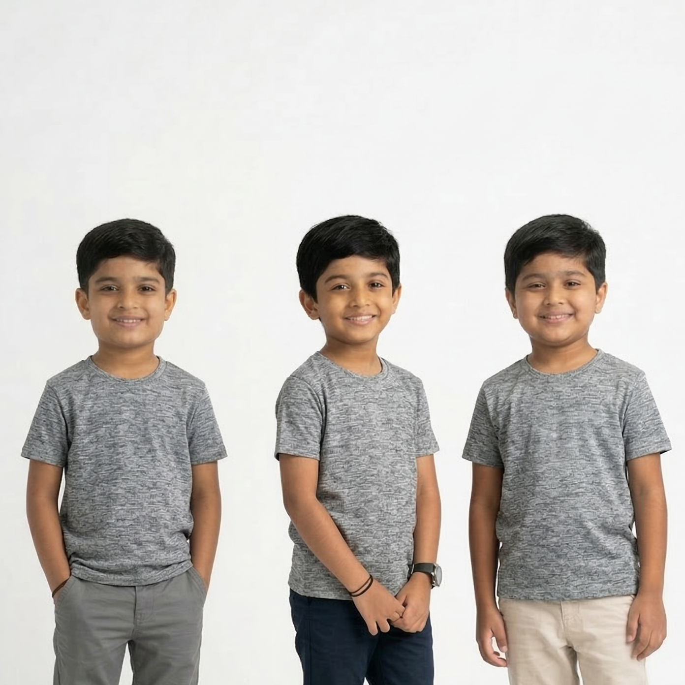 3 IN 1 BOYS HALF SLEEVE T-SHIRT COMBO
